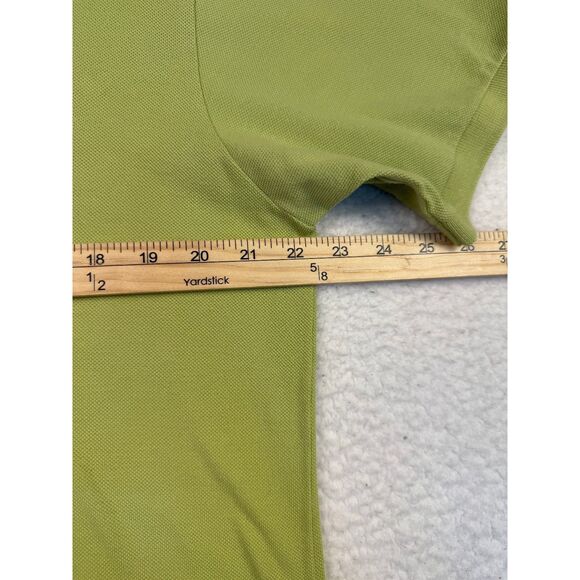 Lacoste Polo Shirt Mens Extra Large Lime Green Classic Fit Lightweight Preppy - Picture 6 of 7